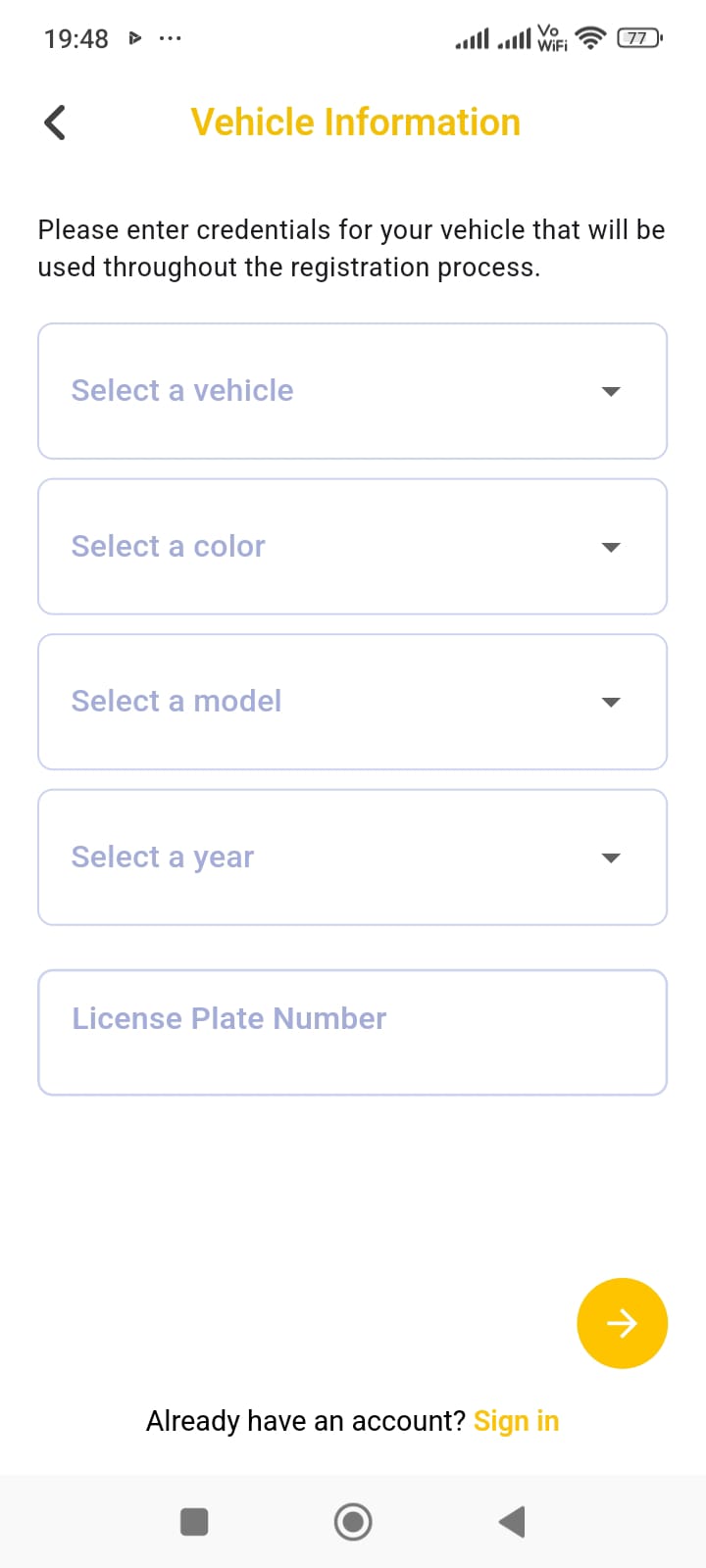 Ride Share Screen 6